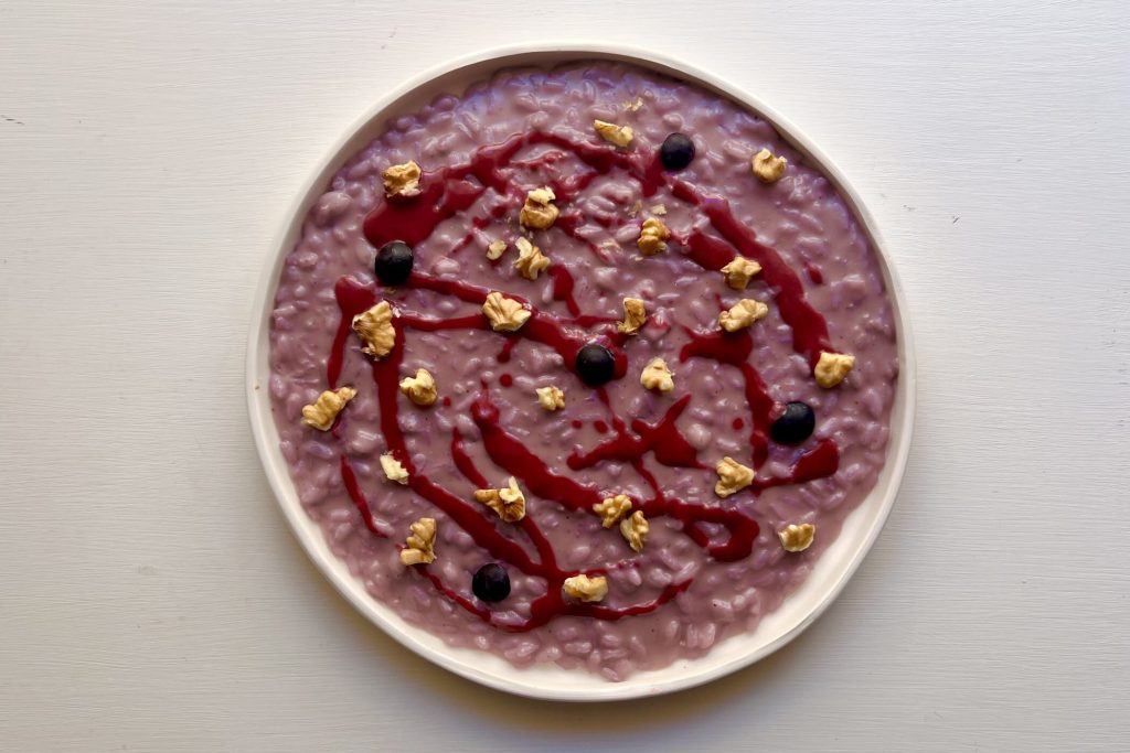 Risotto ai mirtilli
