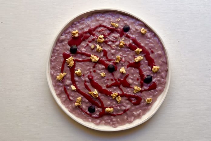 Risotto ai mirtilli