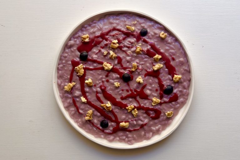 Risotto ai mirtilli
