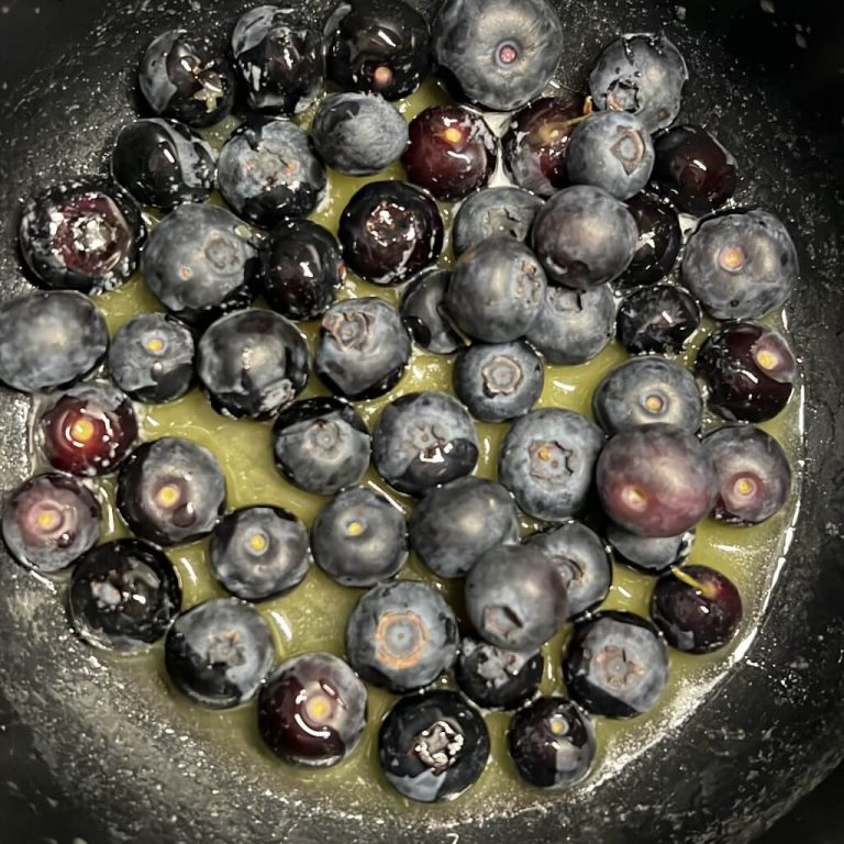 Risotto ai mirtilli step1