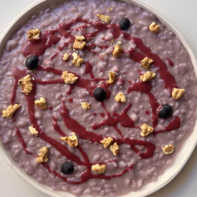 Risotto ai mirtilli step5