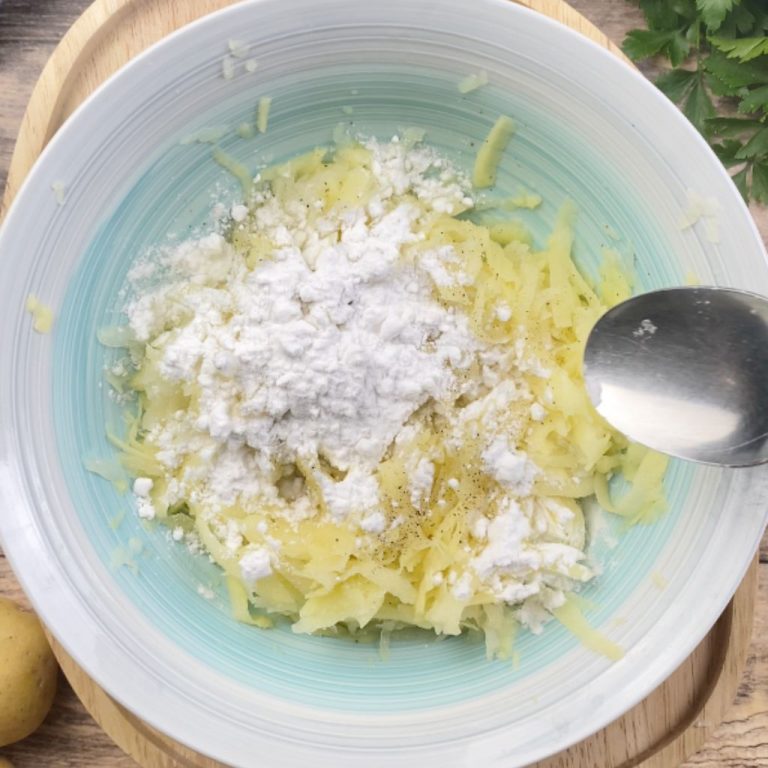 Rosti di patate e cipolle al forno step2