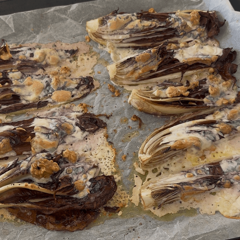 Barchette di radicchio al forno step4