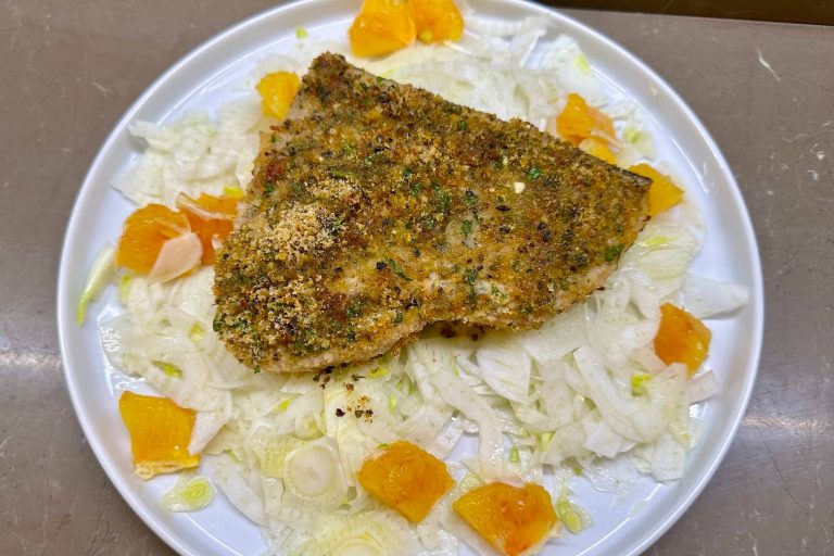 Pesce spada gratinato al forno