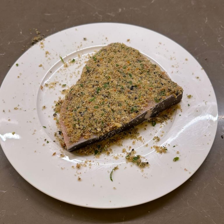 Pesce spada gratinato al forno step3
