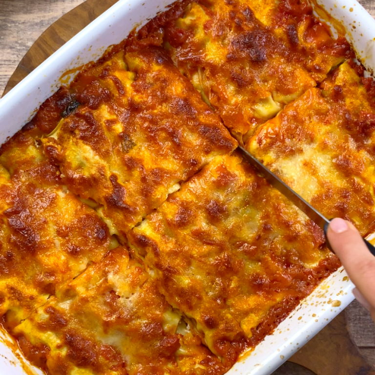 Cannelloni salsiccia e stracchino step6