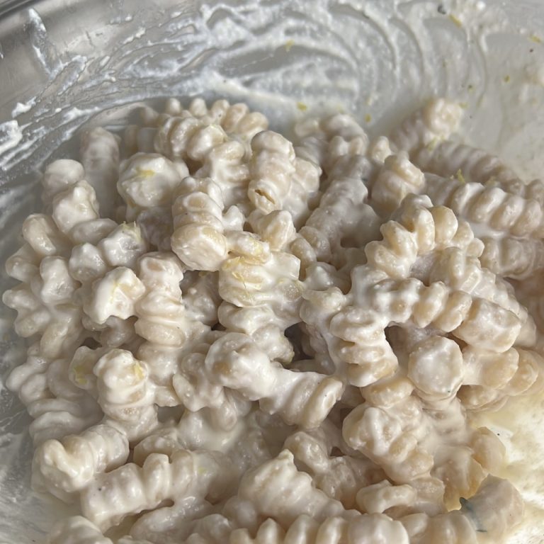 Pasta ricotta e limone step3