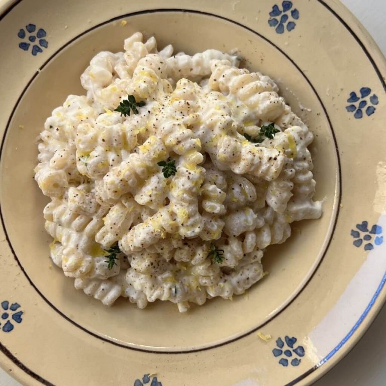 Pasta ricotta e limone step4