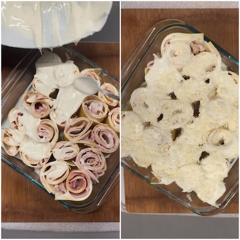 Girelle di lasagne al forno step4