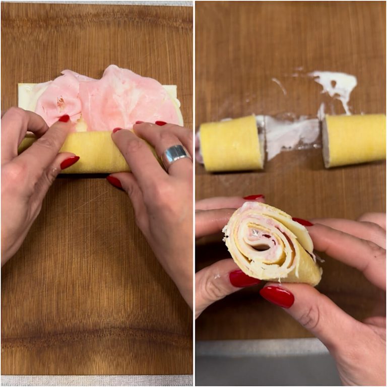 Girelle di lasagne al forno step3