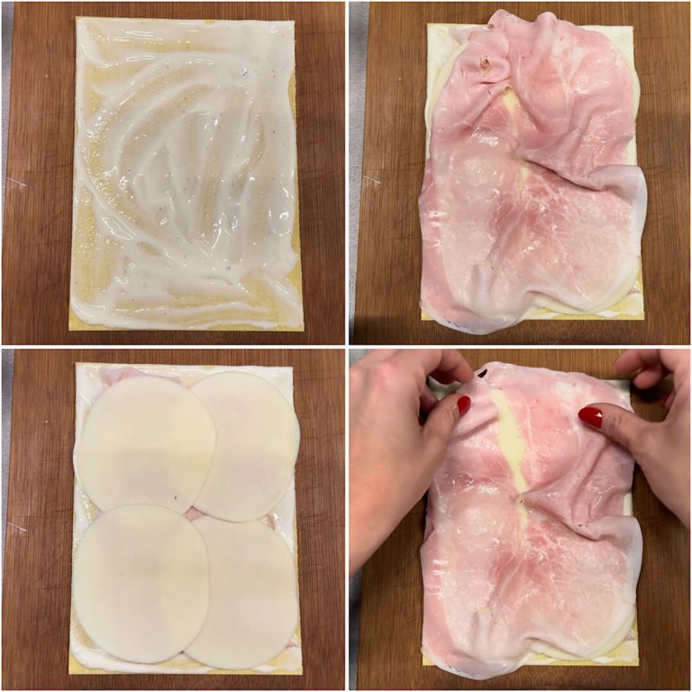 Girelle di lasagne al forno step2