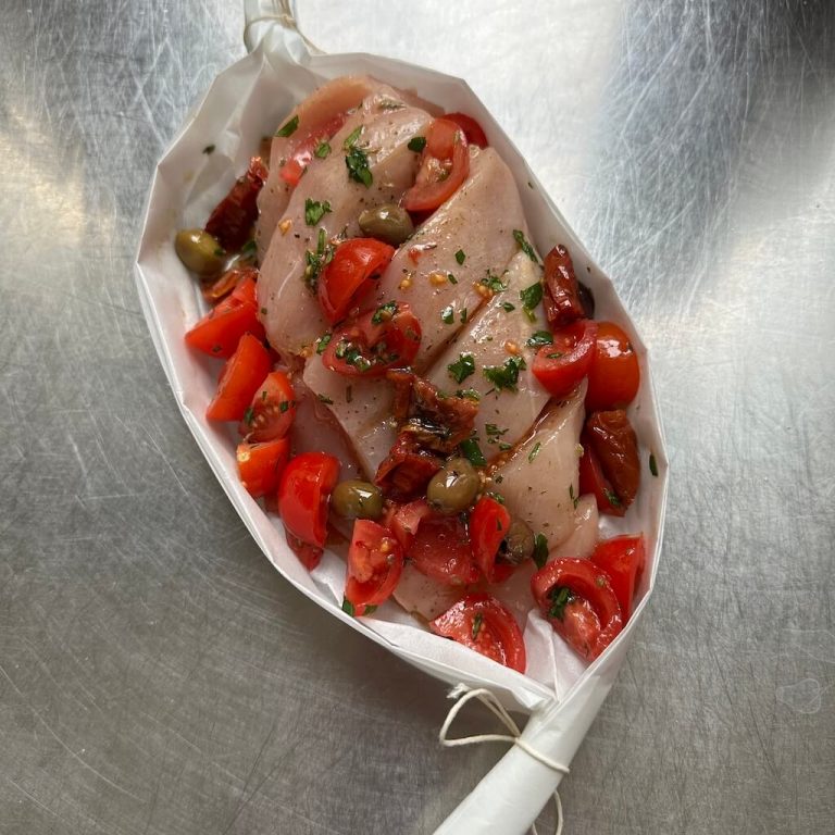 Pollo al cartoccio step5