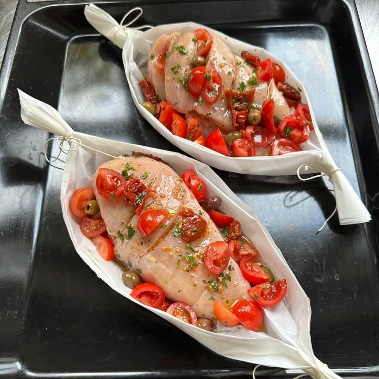 Pollo al cartoccio step6