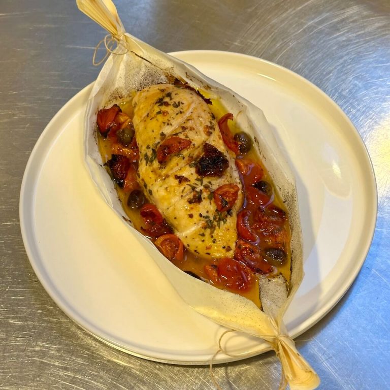 Pollo al cartoccio step7