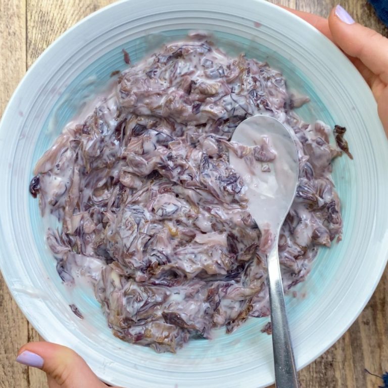 Cannelloni arrotolati radicchio e speck step2