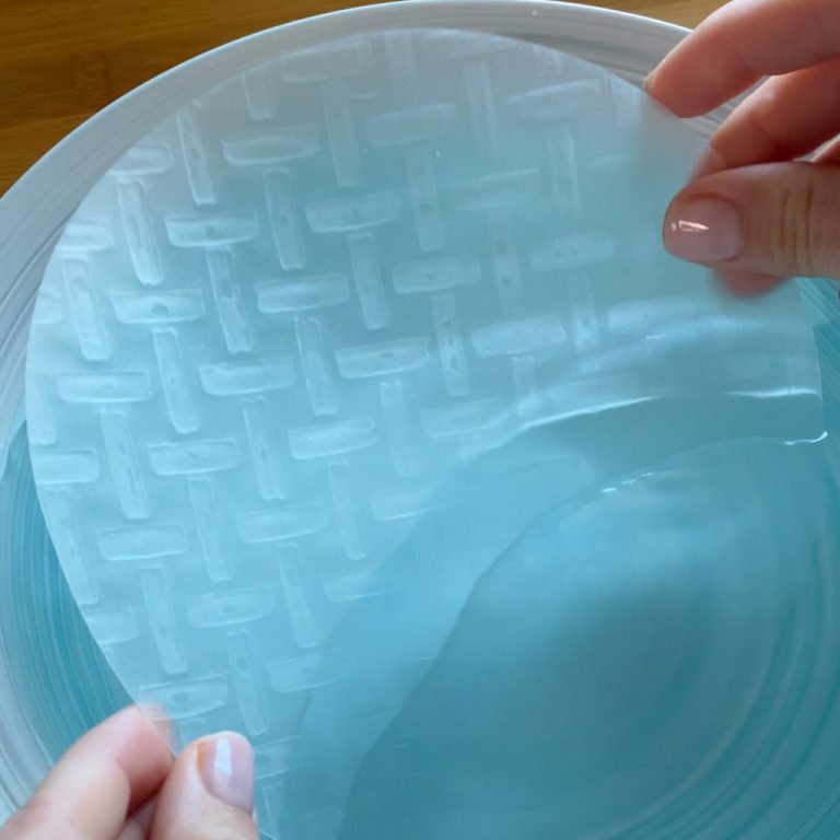 Involtini con fogli di riso e verdure step2