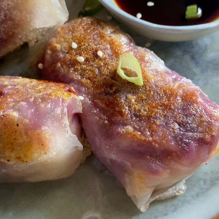 Involtini con fogli di riso e verdure step7