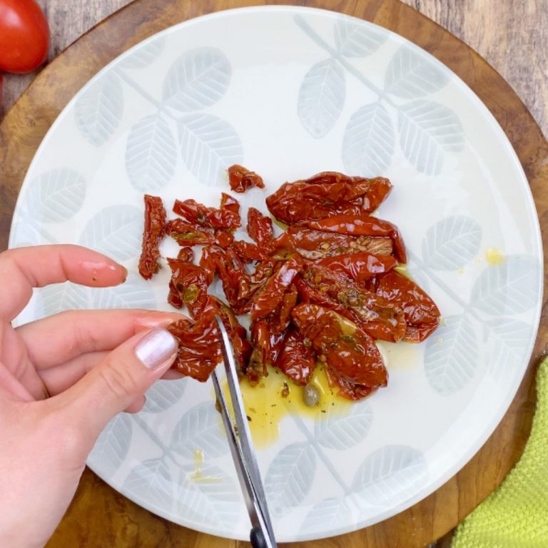 Plumcake ai pomodori secchi step3