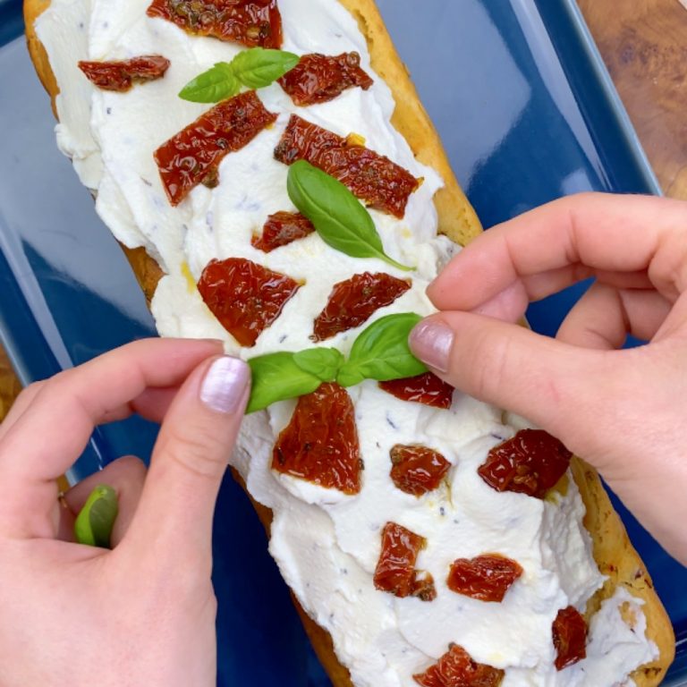 Plumcake ai pomodori secchi step5