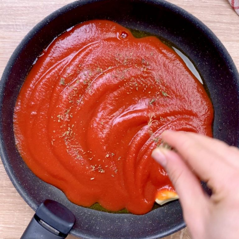 Schiacciata alla parmigiana step4