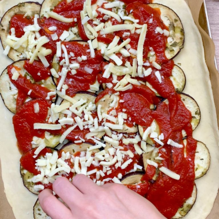 Schiacciata alla parmigiana step5