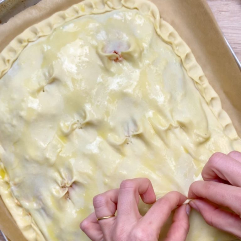 Schiacciata alla parmigiana step6