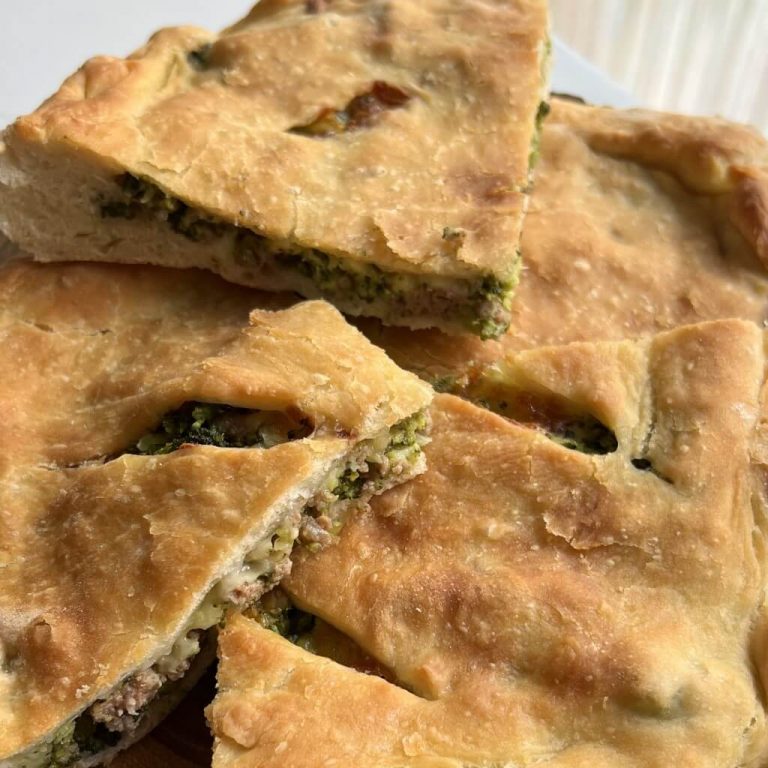 Schiacciata broccoli e salsiccia step7