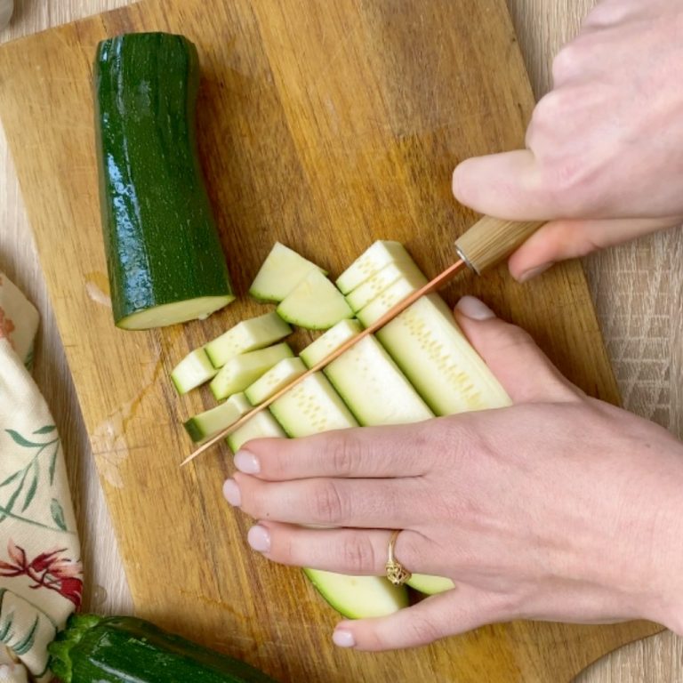 Crostata di riso al forno con zucchine step2