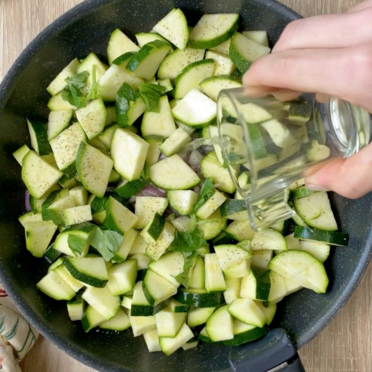 Crostata di riso al forno con zucchine step3