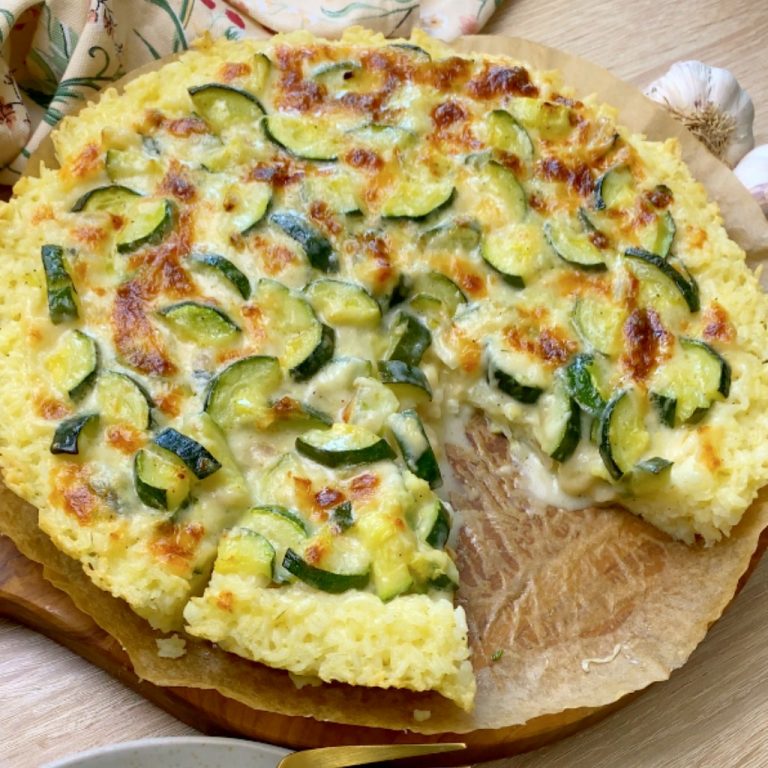 Crostata di riso al forno con zucchine step7