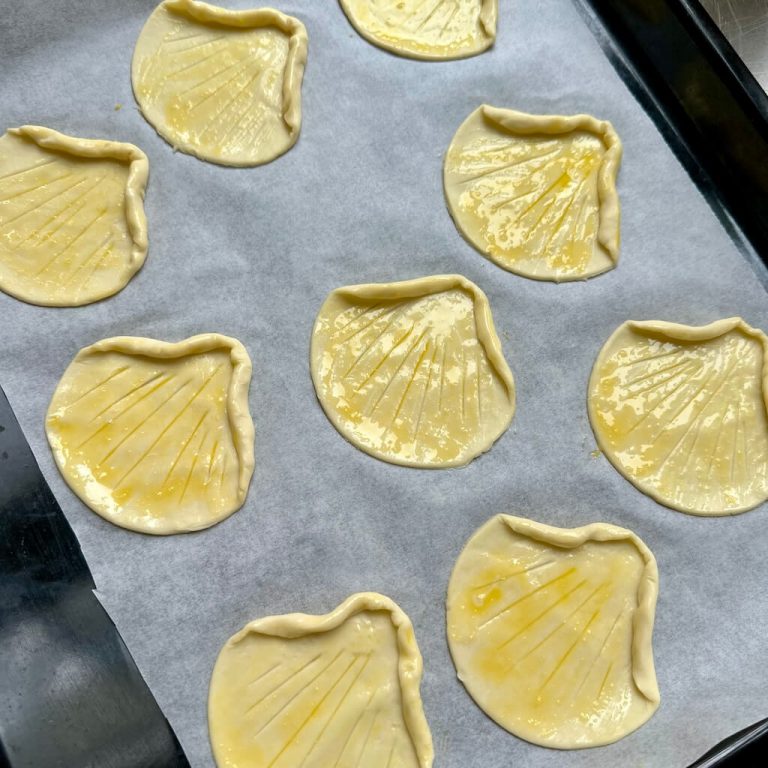 Conchiglie di pasta sfoglia step2
