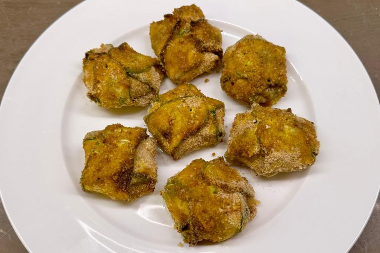 Fagottini di zucchine in friggitrice ad aria, pronti in 12 minuti!