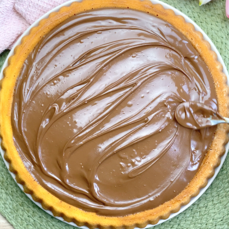 Crostata morbida cocco e nutella step6