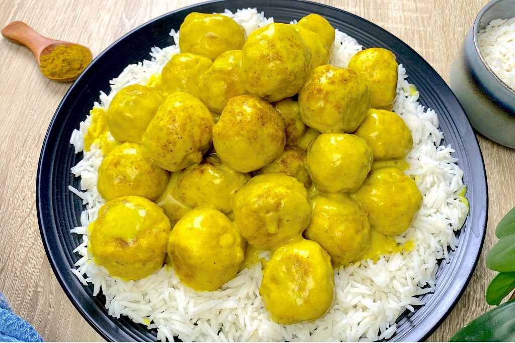 Polpette di pollo al curry