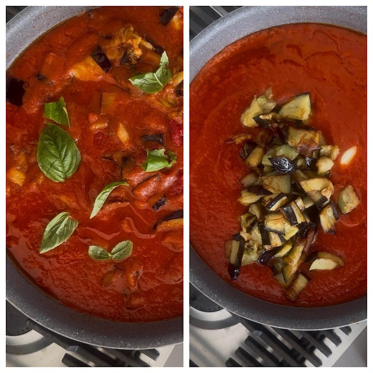 Timballo di anelletti alla Norma step2