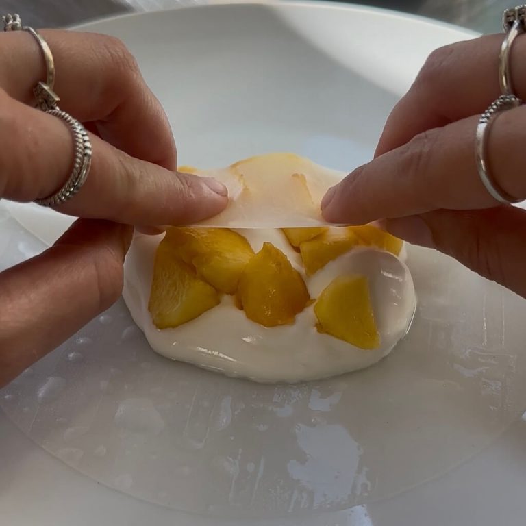 Mochi con fogli di riso step6