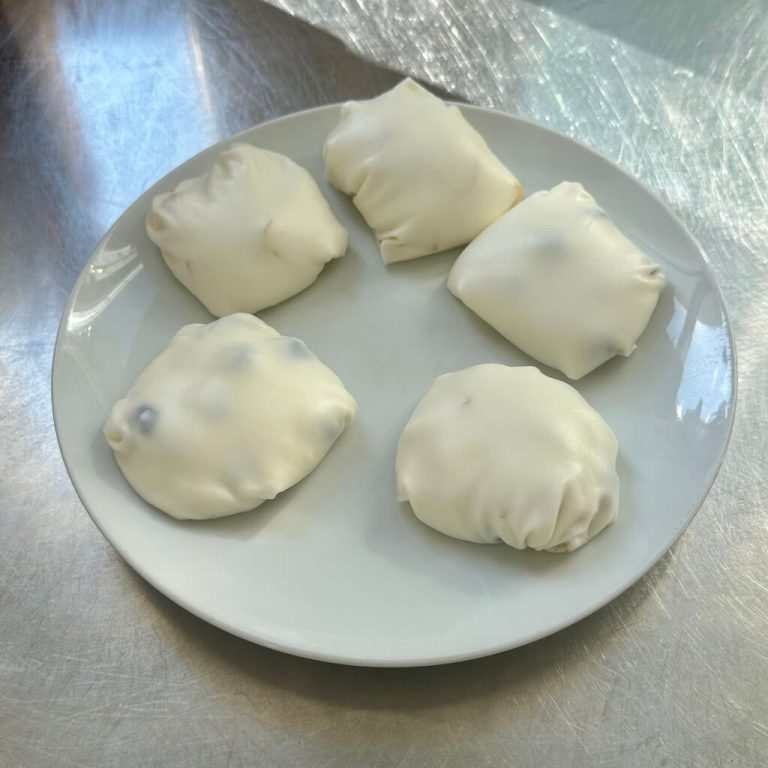 Mochi con fogli di riso step7