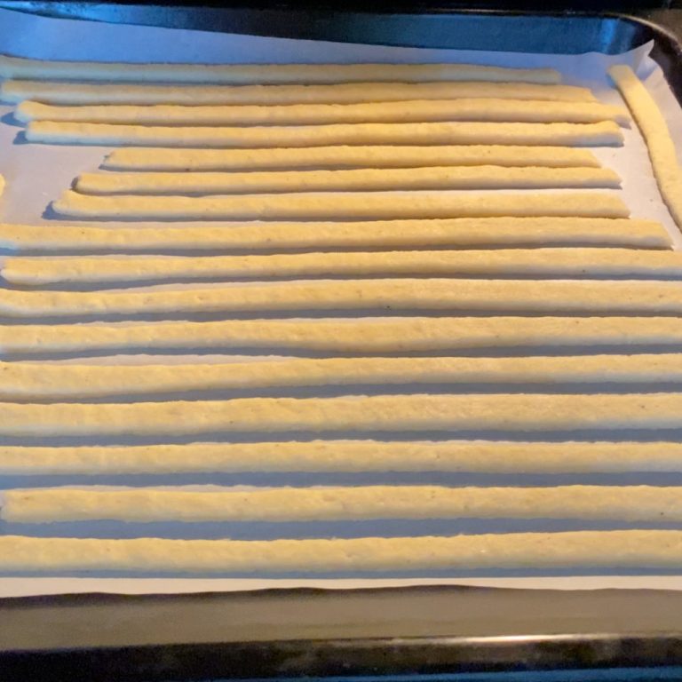Grissini al parmigiano step5