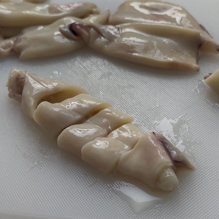 Calamari in umido step1