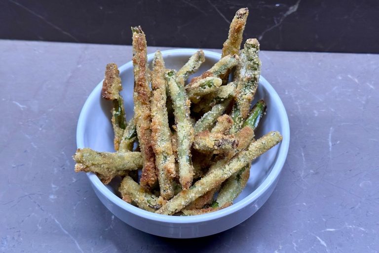 Fagiolini croccanti, leggerissimi in friggitrice ad aria