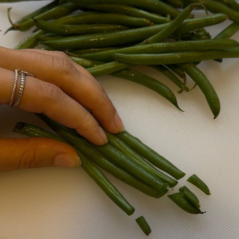 Fagiolini croccanti step1