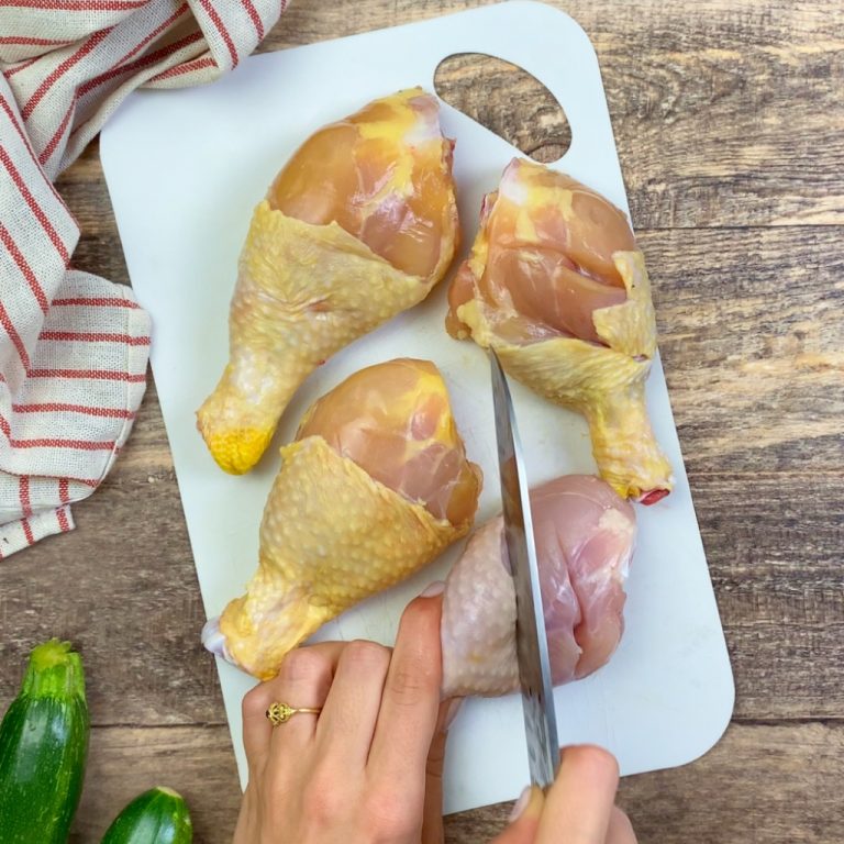 Pollo con verdure step2