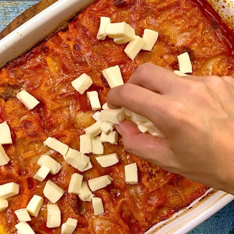 Cannelloni di melanzane arrotolati step7