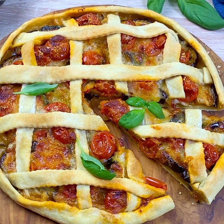 Crostata salata alla parmigiana Colavita step7