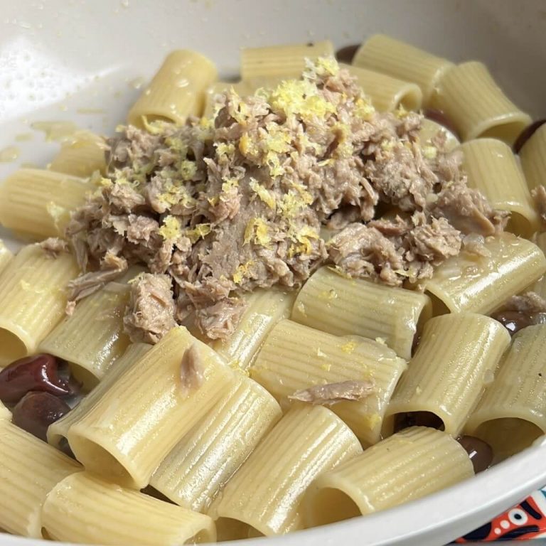 Pasta al tonno e olive step3
