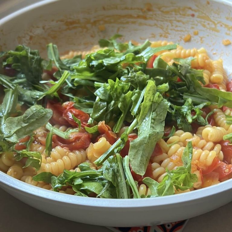 Pasta rucola e pomodorini step4