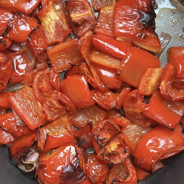 Risotto ai peperoni step2