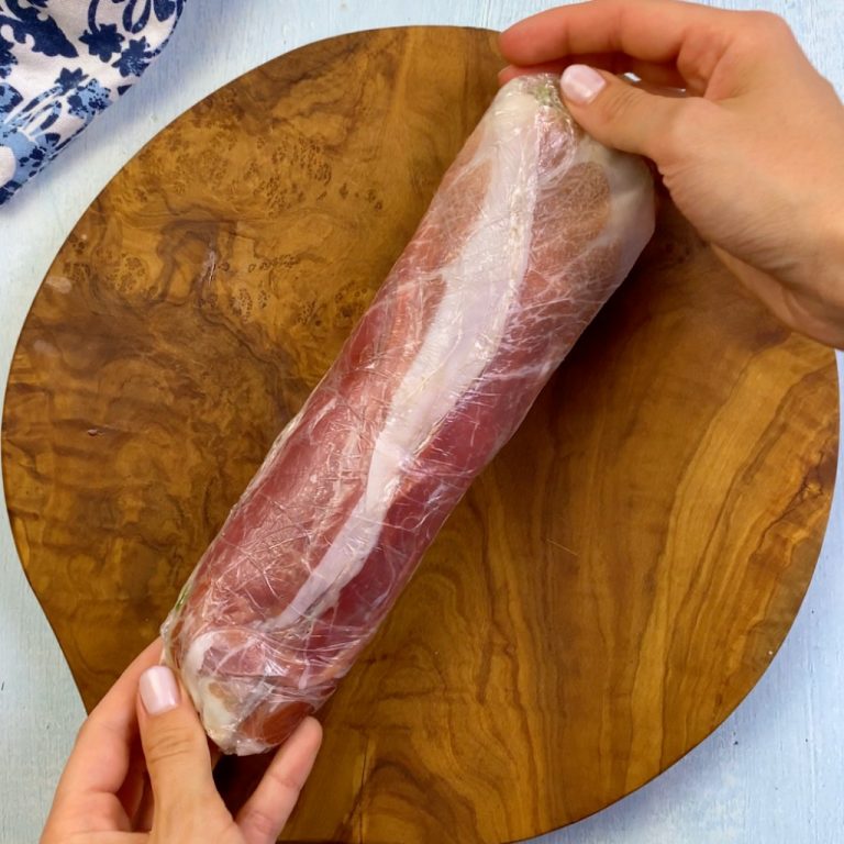 Rotolini di prosciutto step4