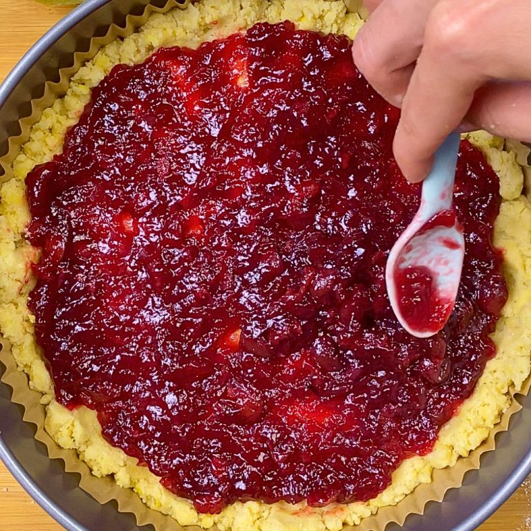 Sbriciolata alla marmellata step3