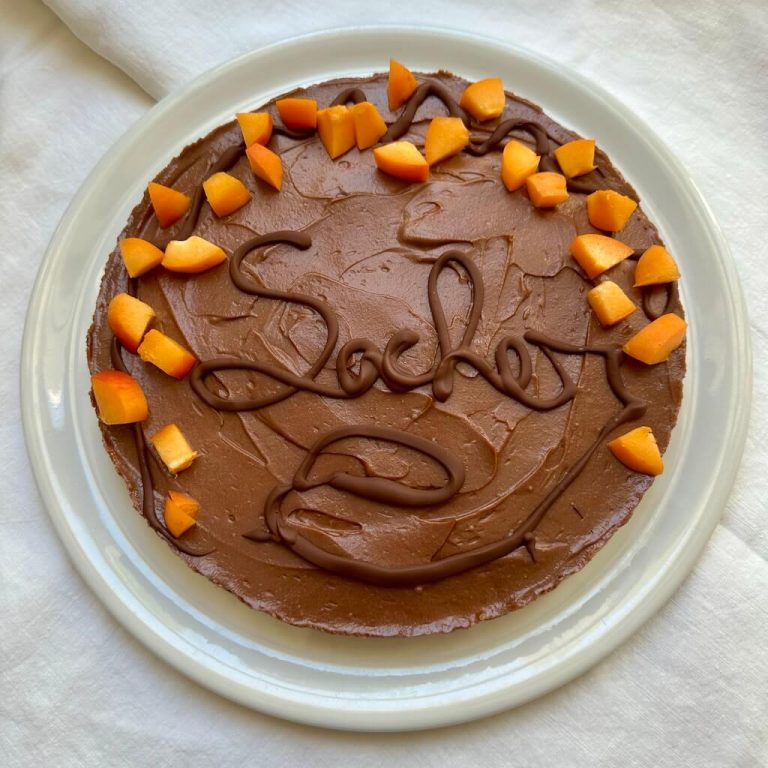 Crostata Sacher senza cottura step10